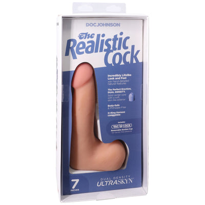 Фаллоимитатор Doc Johnson The Realistic Cock with Balls ULTRASKYN - фото 118
