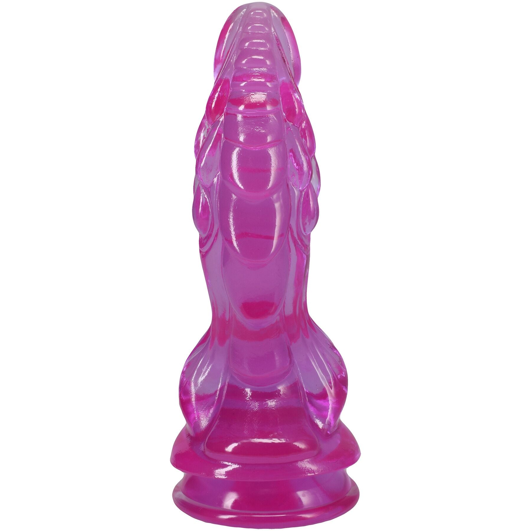 Фэнтезийный фаллоимитатор Doc Johnson Crystal Jellies - Invader Dong  - превью 15