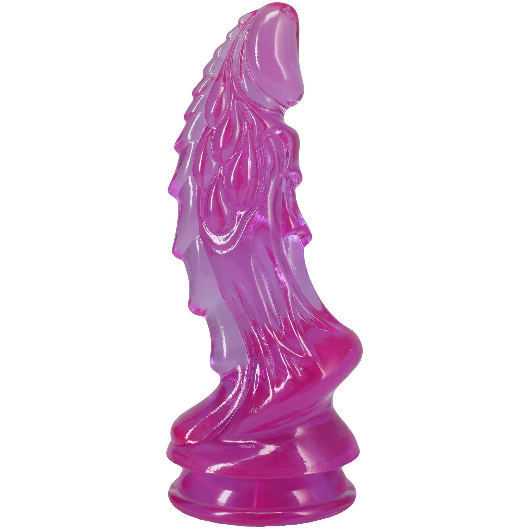 Фэнтезийный фаллоимитатор Doc Johnson Crystal Jellies - Invader Dong  - превью 14