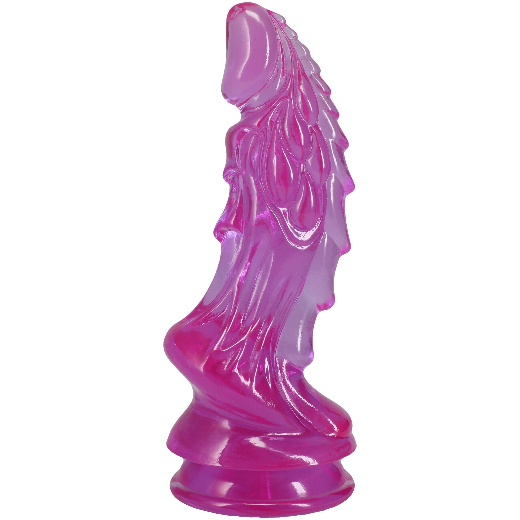 Фэнтезийный фаллоимитатор Doc Johnson Crystal Jellies - Invader Dong  - превью 13