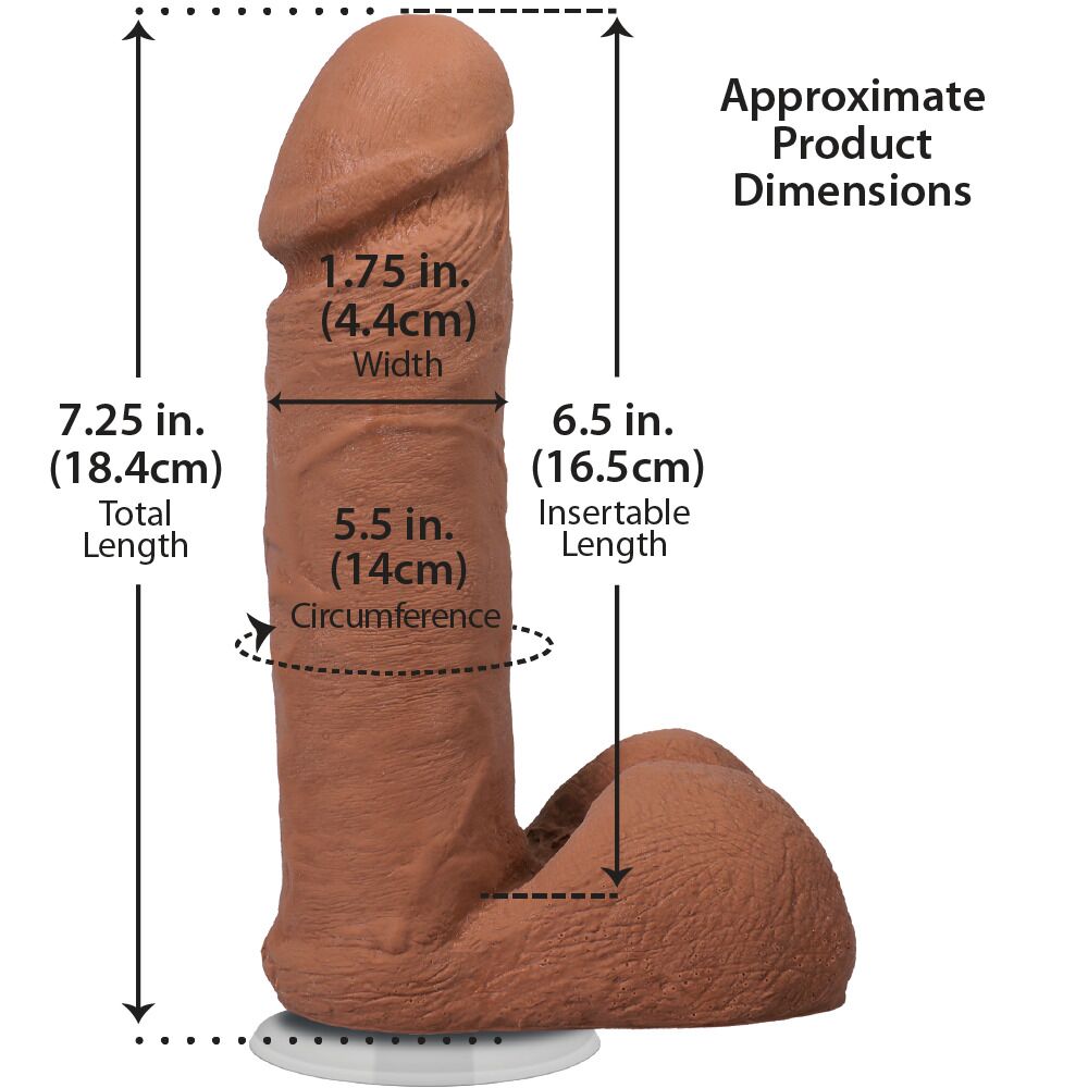 Фаллоимитатор Doc Johnson The Realistic Cock with Balls ULTRASKYN - превью 104