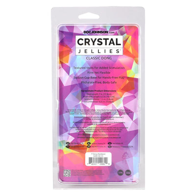 Дилдо Doc Johnson Crystal Jellies Сlassic Dong - фото 18