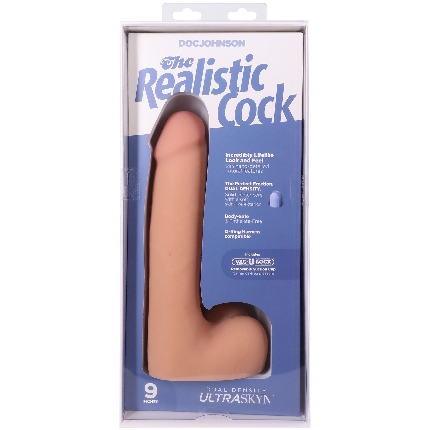 Фаллоимитатор Doc Johnson The Realistic Cock with Balls ULTRASKYN - превью 10