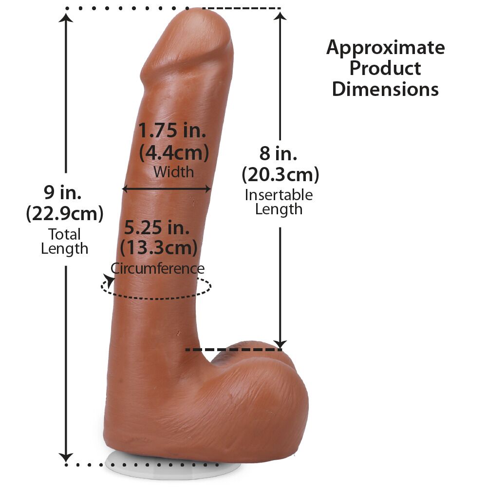 Фаллоимитатор Doc Johnson The Realistic Cock with Balls ULTRASKYN - превью 16