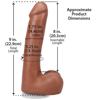 Фаллоимитатор Doc Johnson The Realistic Cock with Balls ULTRASKYN - фото 16