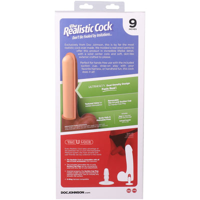 Фаллоимитатор Doc Johnson The Realistic Cock with Balls ULTRASKYN - фото 33