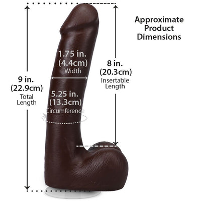 Фаллоимитатор Doc Johnson The Realistic Cock with Balls ULTRASKYN - фото 27