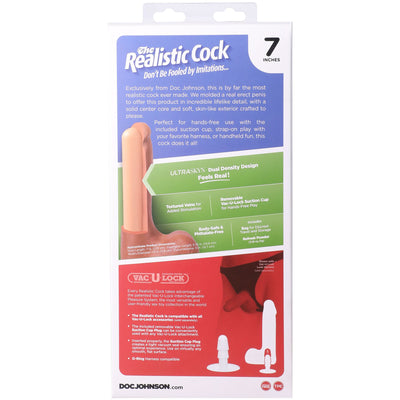 Фаллоимитатор Doc Johnson The Realistic Cock with Balls ULTRASKYN - фото 44