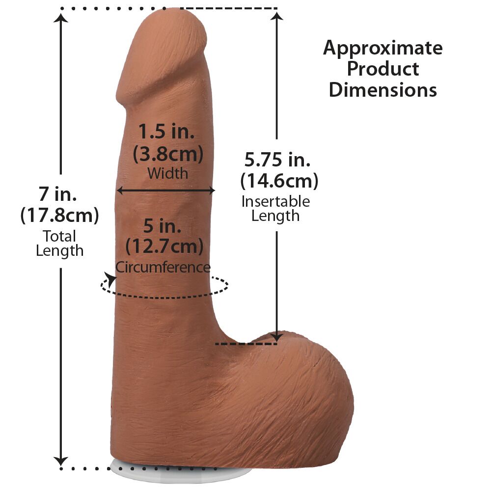 Фаллоимитатор Doc Johnson The Realistic Cock with Balls ULTRASKYN - превью 38