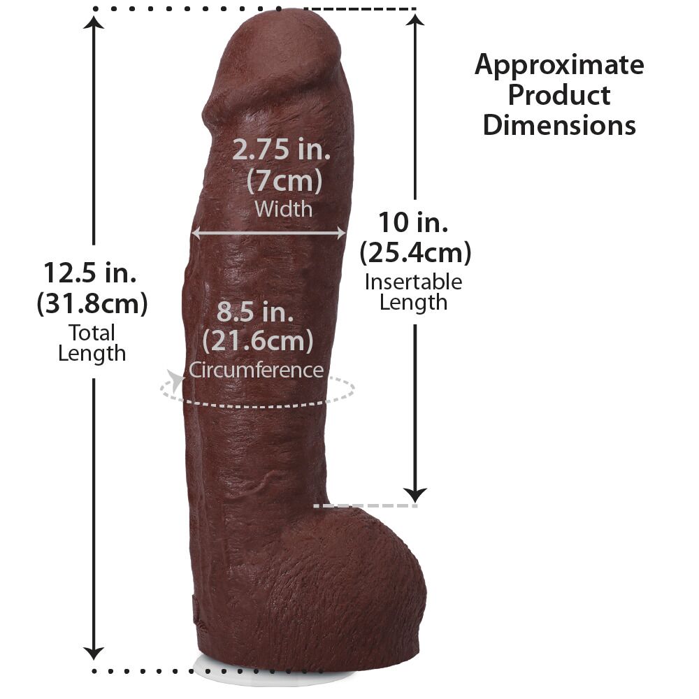 Фаллоимитатор Doc Johnson The Realistic Cock - Hung with Balls ULTRASKYN  - превью 5