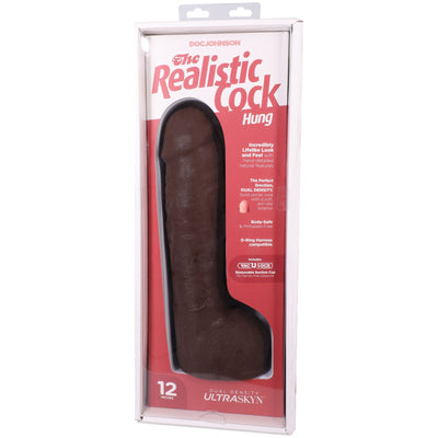 Фаллоимитатор Doc Johnson The Realistic Cock - Hung with Balls ULTRASKYN  - фото 10
