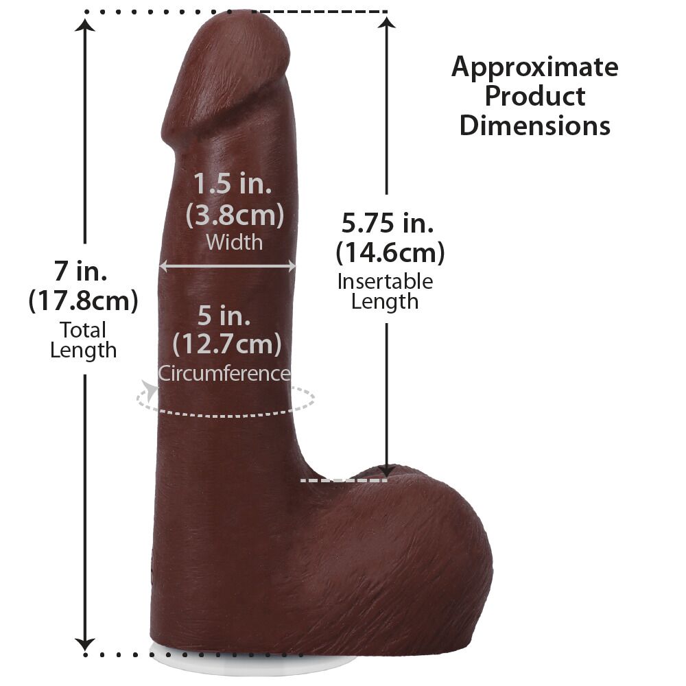 Фаллоимитатор Doc Johnson The Realistic Cock with Balls ULTRASKYN - превью 49