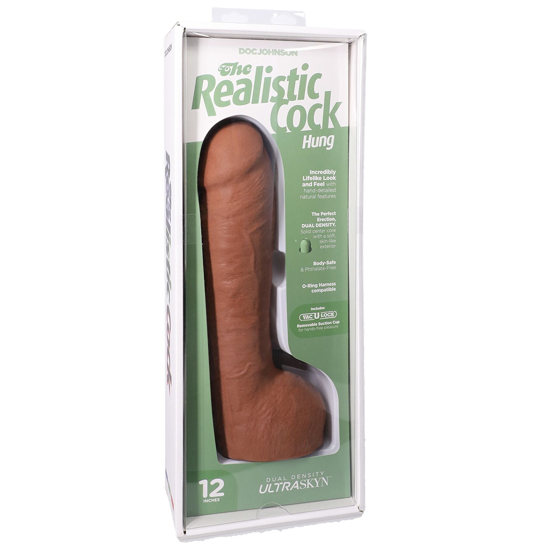 Фаллоимитатор Doc Johnson The Realistic Cock - Hung with Balls ULTRASKYN  - превью 19