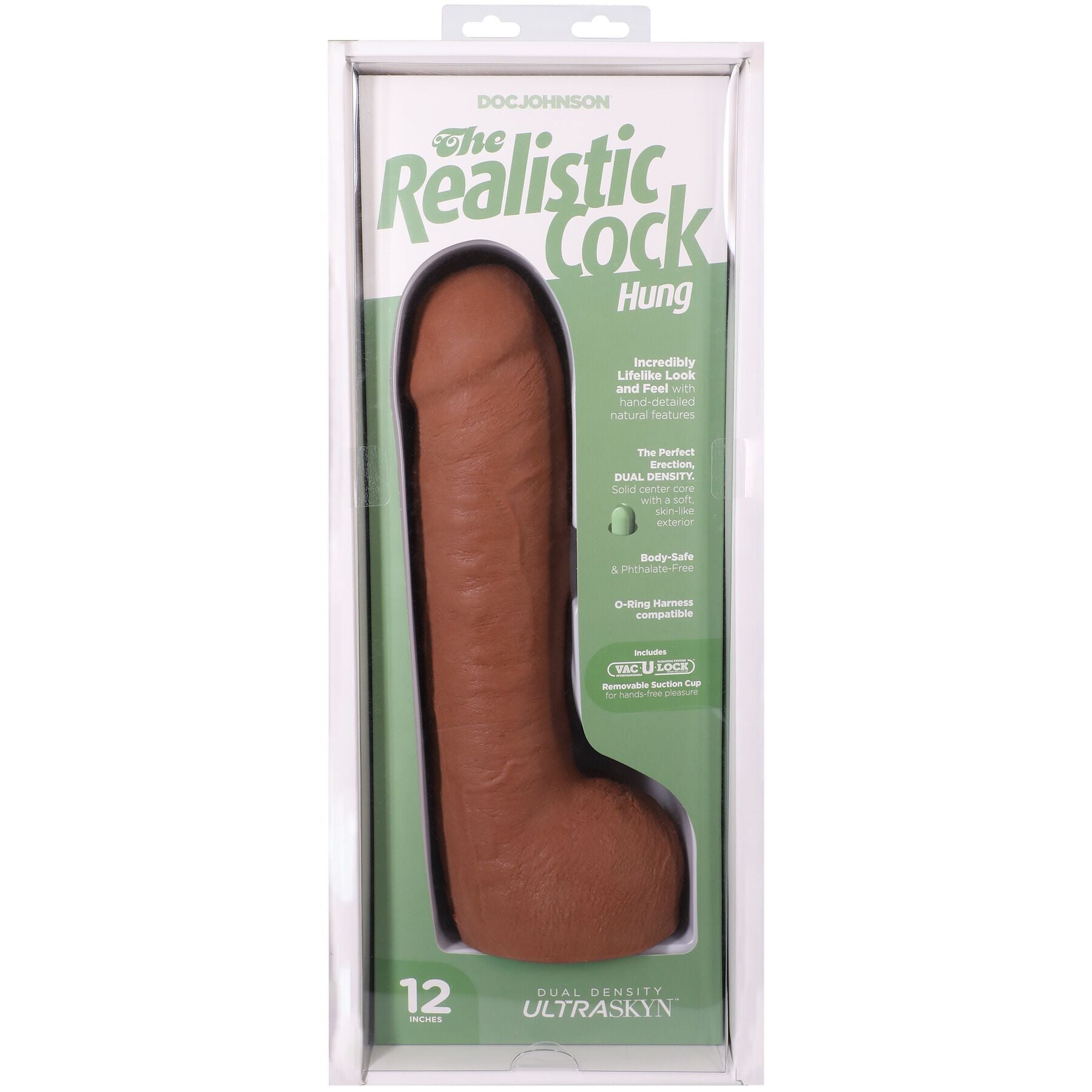 Фаллоимитатор Doc Johnson The Realistic Cock - Hung with Balls ULTRASKYN  - превью 20