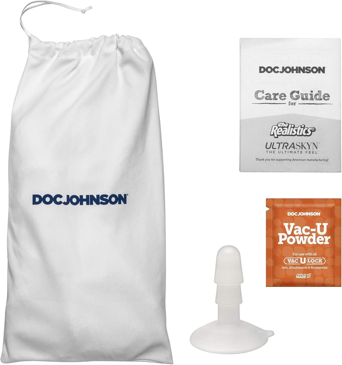 Кончающий фаллоимитатор Doc Johnson The Realistic Cock - Squirting ULTRASKYN  - превью 7