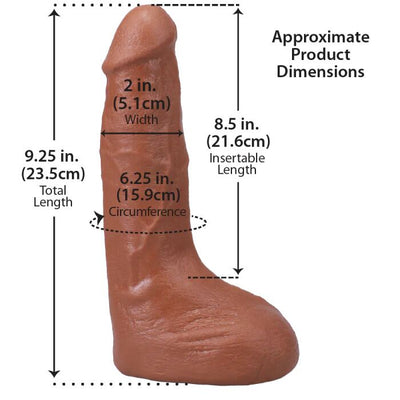 Кончающий фаллоимитатор Doc Johnson The Realistic Cock - Squirting ULTRASKYN  - фото 26