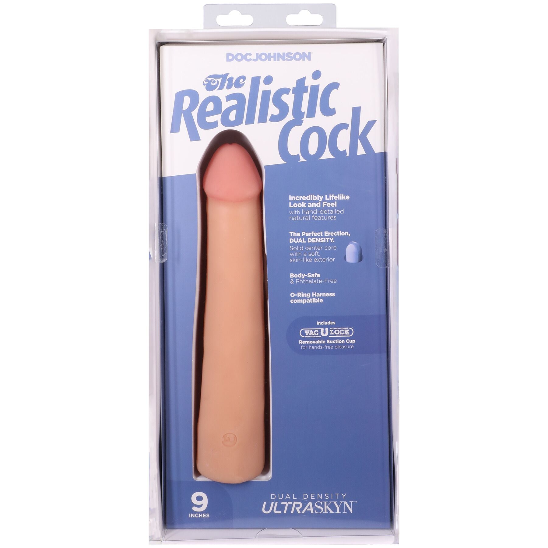 Фалоімітатор Doc Johnson The Realistic Cock ULTRASKYN - превʼю 54