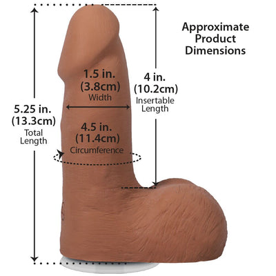 Фаллоимитатор Doc Johnson The Realistic Cock with Balls ULTRASKYN - фото 60