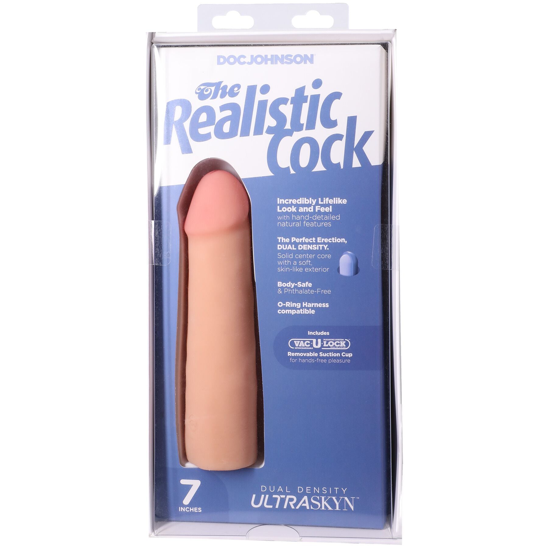 Фалоімітатор Doc Johnson The Realistic Cock ULTRASKYN - превʼю 64