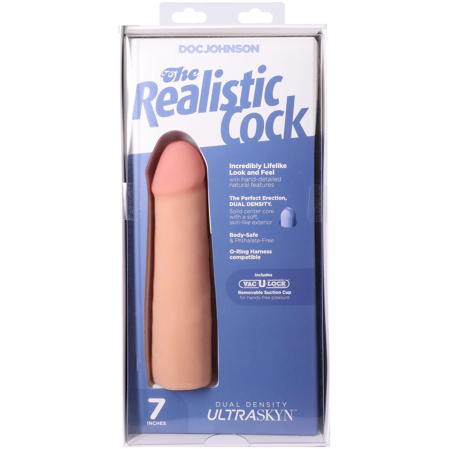 Фалоімітатор Doc Johnson The Realistic Cock ULTRASKYN - превʼю 65