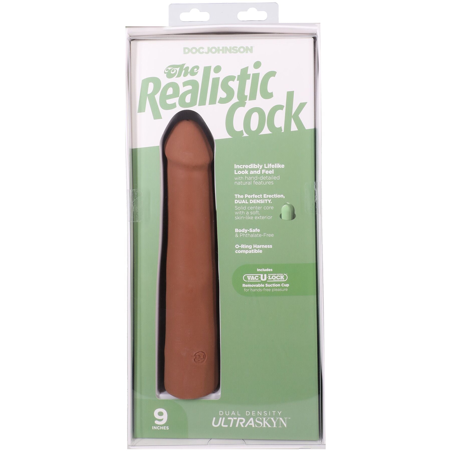 Фалоімітатор Doc Johnson The Realistic Cock ULTRASKYN - превʼю 10