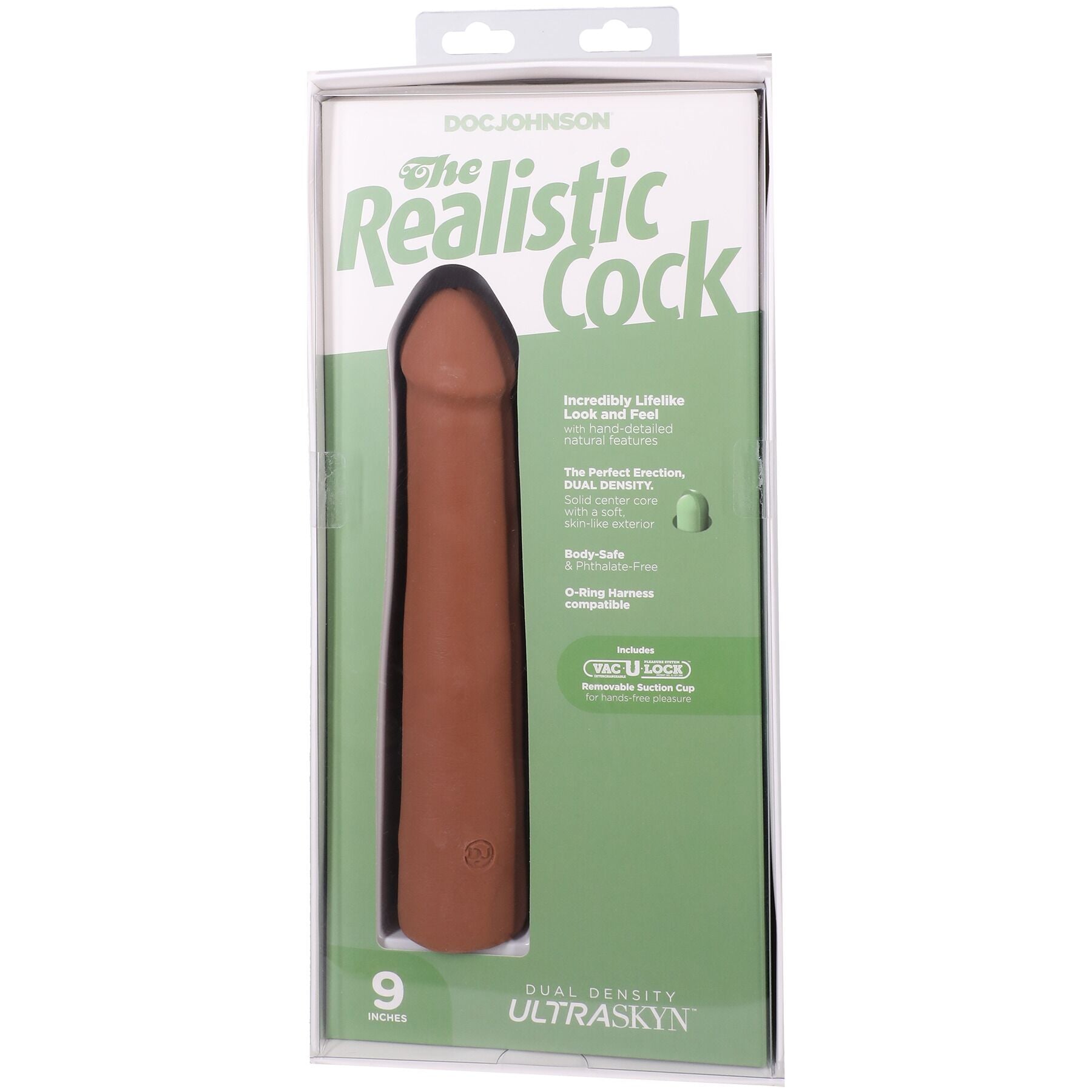 Фалоімітатор Doc Johnson The Realistic Cock ULTRASKYN - превʼю 9