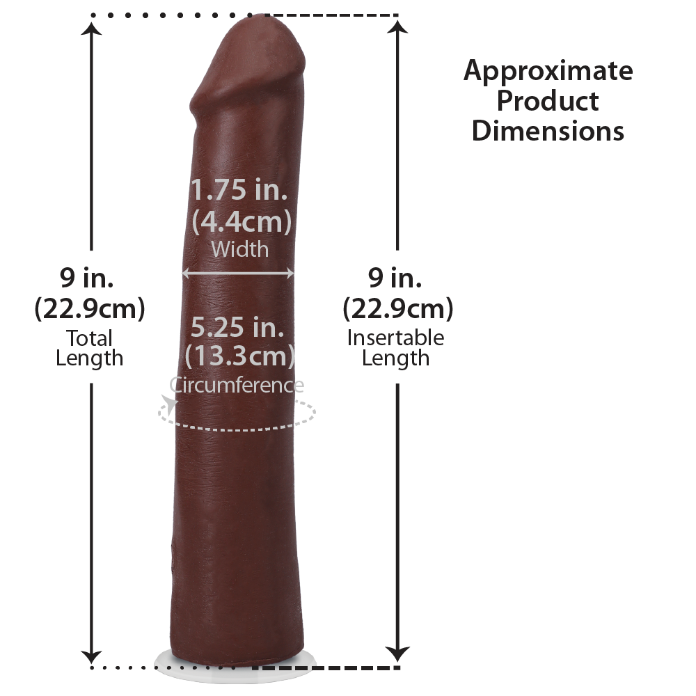 Фалоімітатор Doc Johnson The Realistic Cock ULTRASKYN - превʼю 16