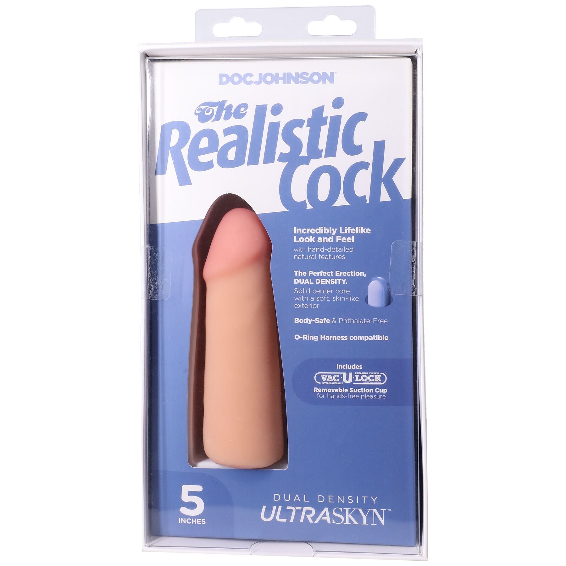 Фалоімітатор Doc Johnson The Realistic Cock ULTRASKYN - превʼю 31