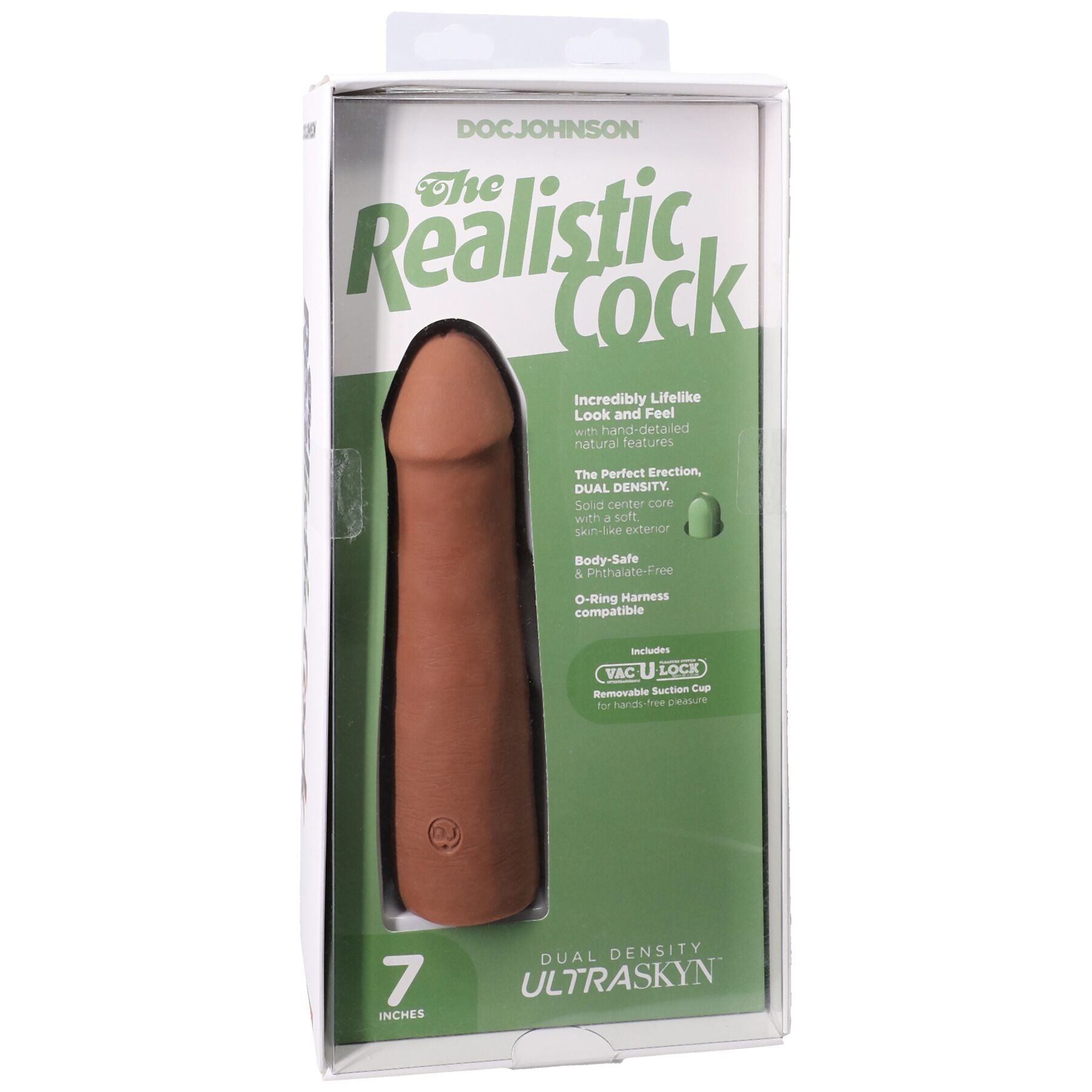 Фалоімітатор Doc Johnson The Realistic Cock ULTRASKYN - превʼю 85