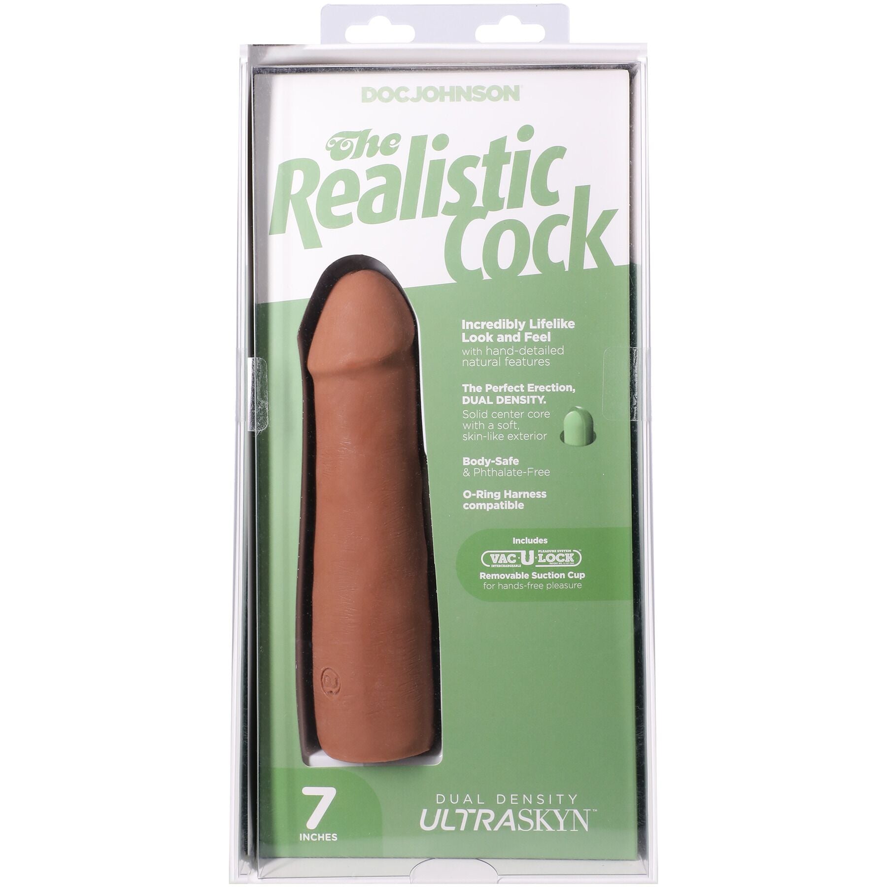 Фалоімітатор Doc Johnson The Realistic Cock ULTRASKYN - превʼю 87