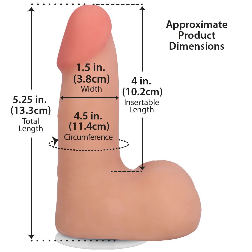 Фаллоимитатор Doc Johnson The Realistic Cock with Balls ULTRASKYN - превью 71