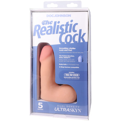 Фаллоимитатор Doc Johnson The Realistic Cock with Balls ULTRASKYN - фото 75