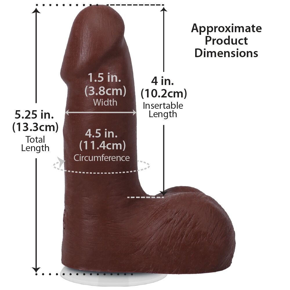 Фаллоимитатор Doc Johnson The Realistic Cock with Balls ULTRASKYN - превью 93