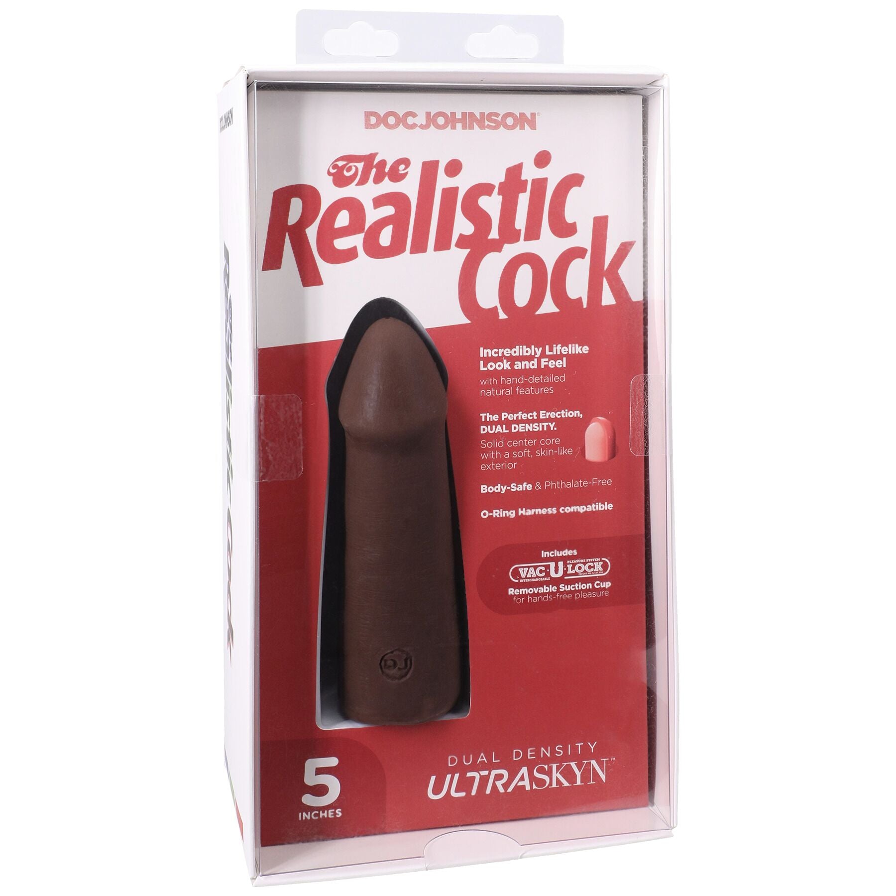 Фалоімітатор Doc Johnson The Realistic Cock ULTRASKYN - превʼю 41