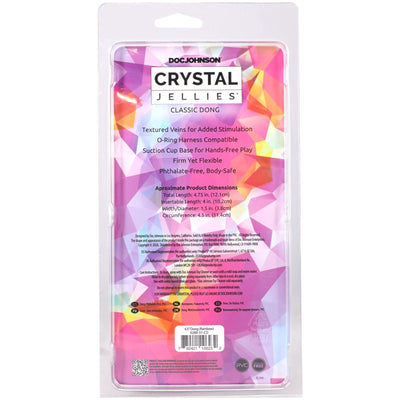 Дилдо Doc Johnson Crystal Jellies Dong - фото 12