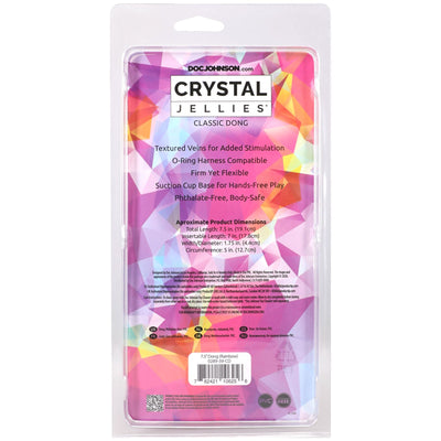 Дилдо Doc Johnson Crystal Jellies Dong - фото 6