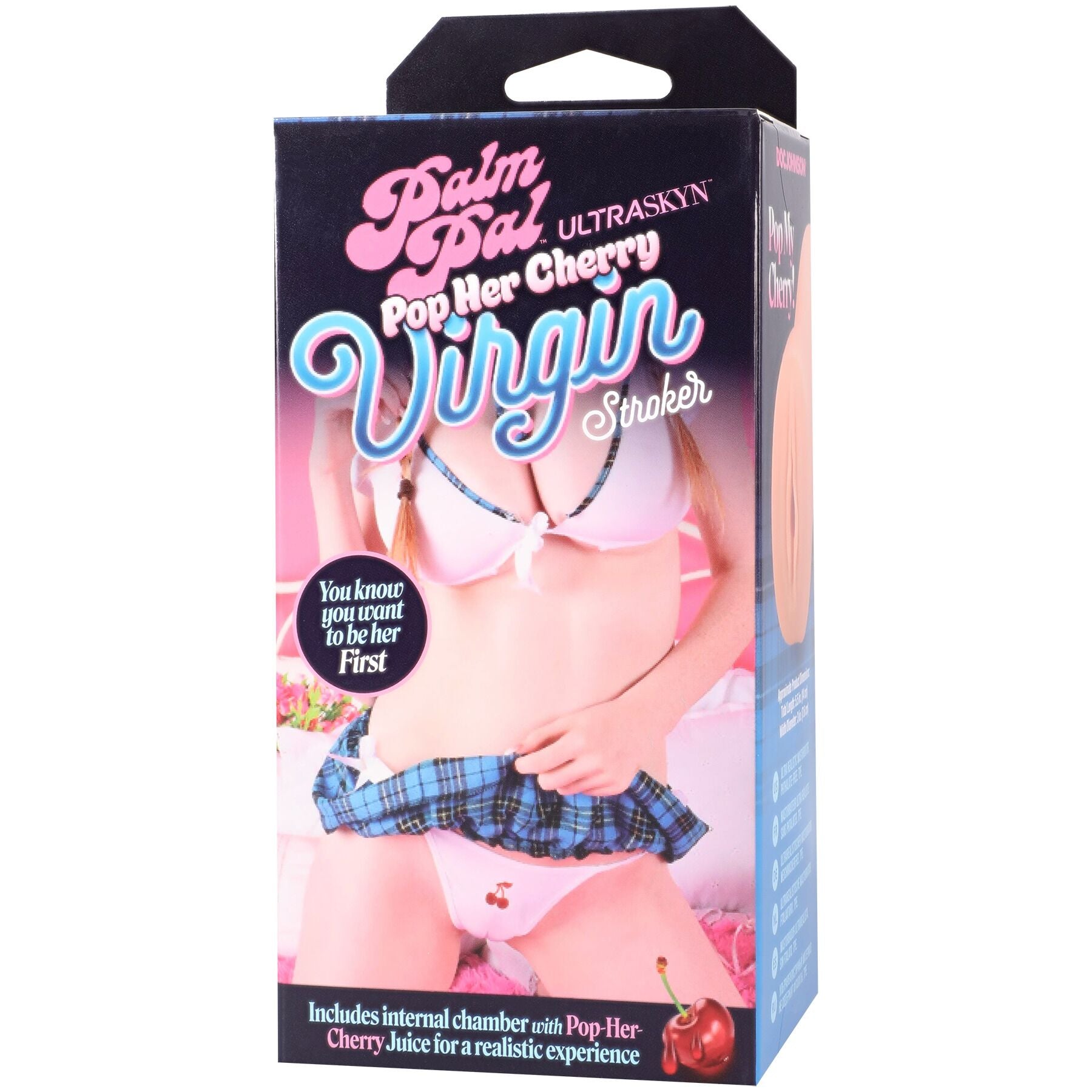 Мастурбатор Doc Johnson Palm Pal Virgin Stroker with Pop Her Cherry Juice - превью 5