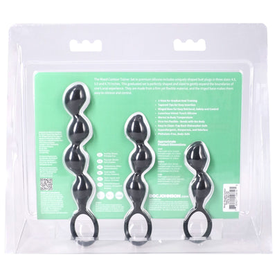 Набор анальных игрушек Doc Johnson Mood Naughty Contour Beads Trainer Set - фото 6