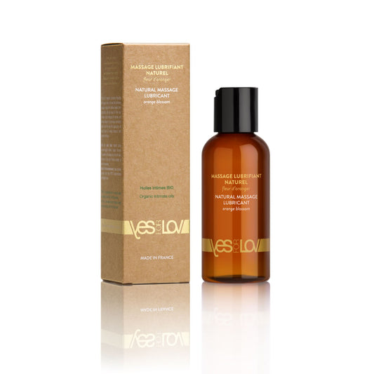 Масажна олія YESforLOV NATURAL MASSAGE LUBRICANT Orange blossom