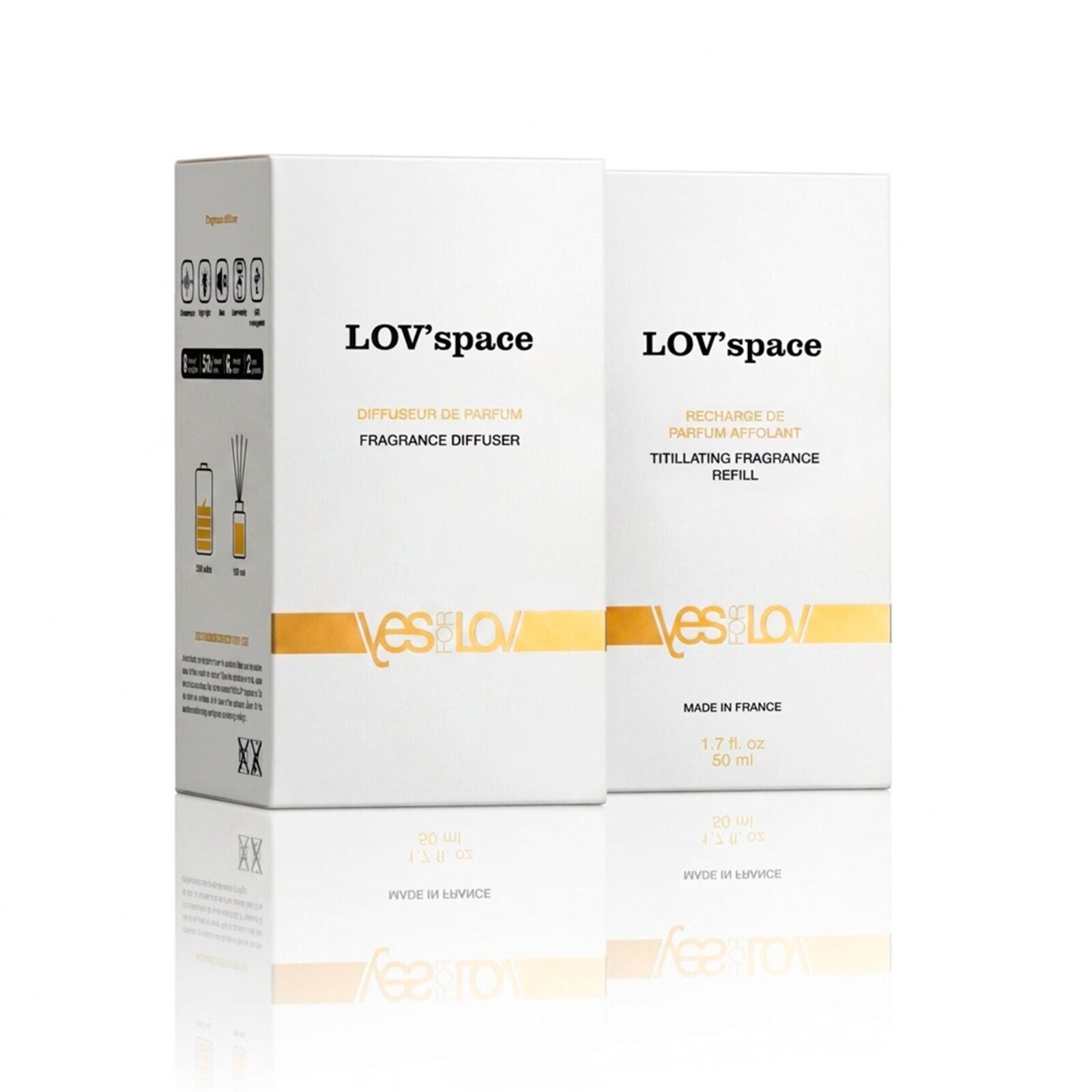 Ароматичний дифузор YESforLOV LOV'space + рефіл Titillating Fragrance - превʼю 2