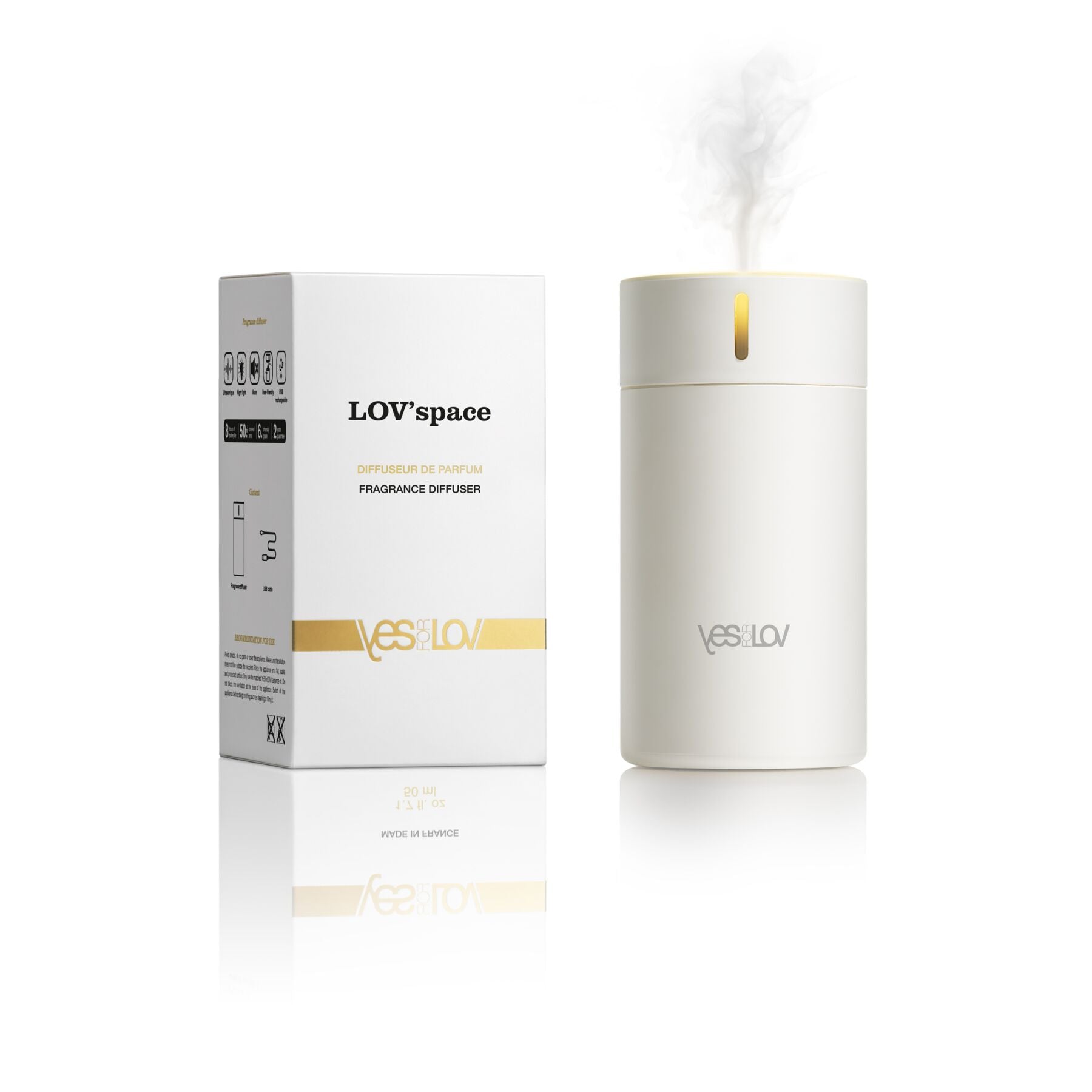 Ароматичний дифузор YESforLOV LOV'space + рефіл Titillating Fragrance - превʼю 3