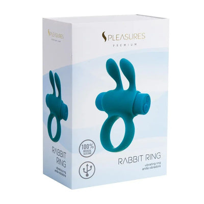 Ерекційне віброкільце S Pleasures Premium Rabbit Ring - фото 12