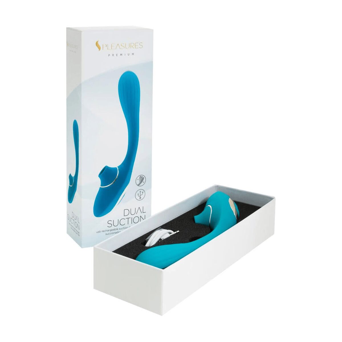 Вібратор S Pleasures Dual Suction - превʼю 4
