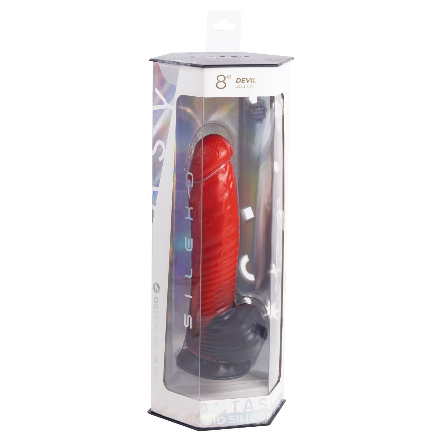 Фалоімітатор SilexD Fantasy Liquid Silicone Devil - превʼю 7