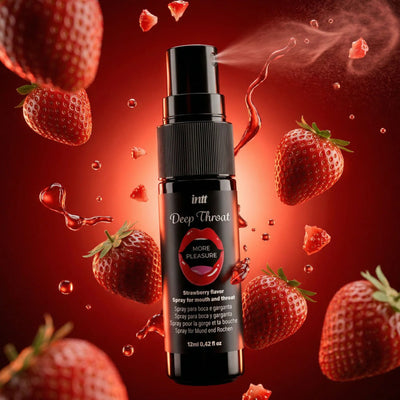 Спрей для глибокого мінету Intt Deep Throat Oral Spray Strawberry - фото 5