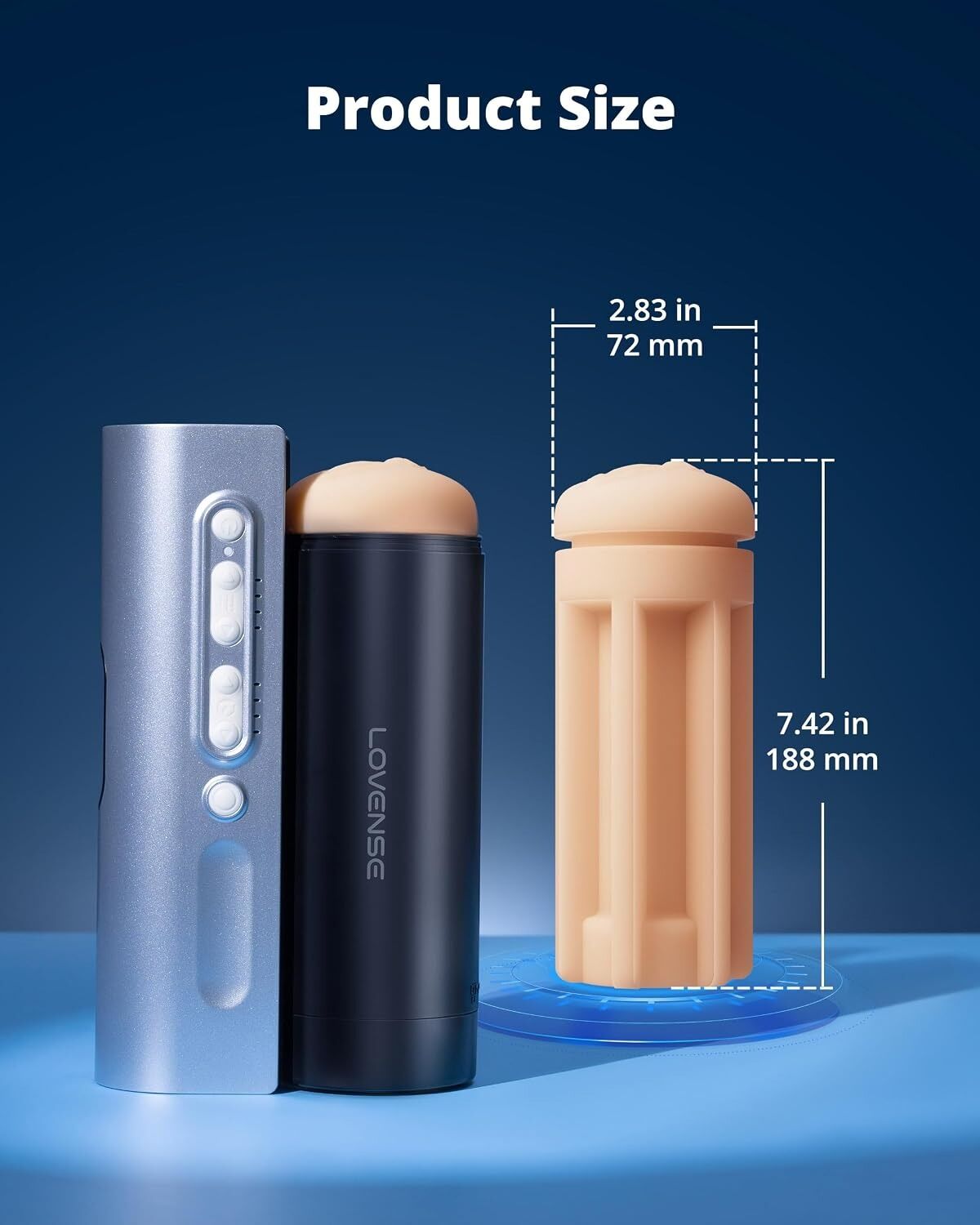 Рукав для мастурбатора Lovense Solace Pro Vagina-Shaped Texture 2 - превʼю 5