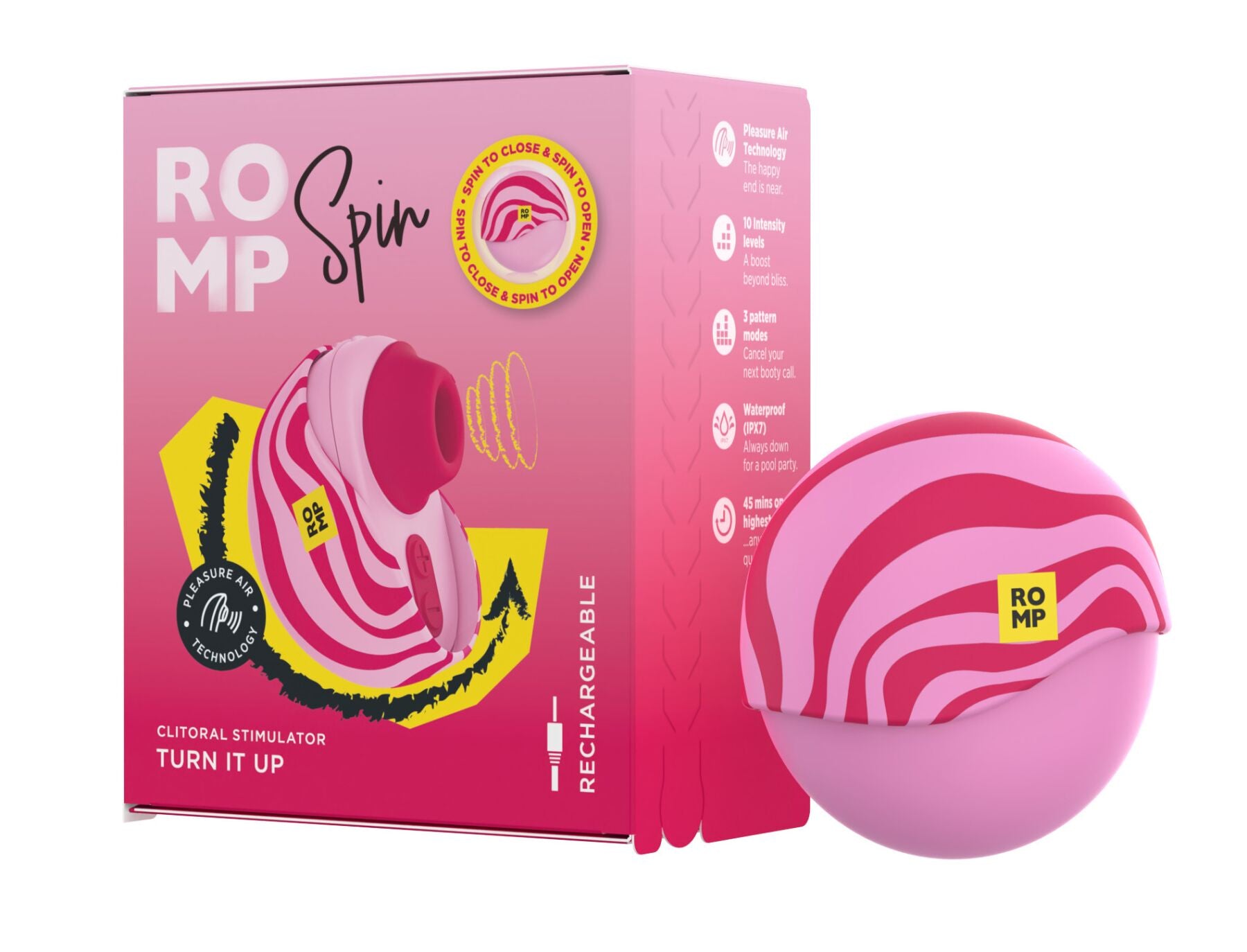 Вакуумний кліторальний стимулятор Romp Spin - фото 14