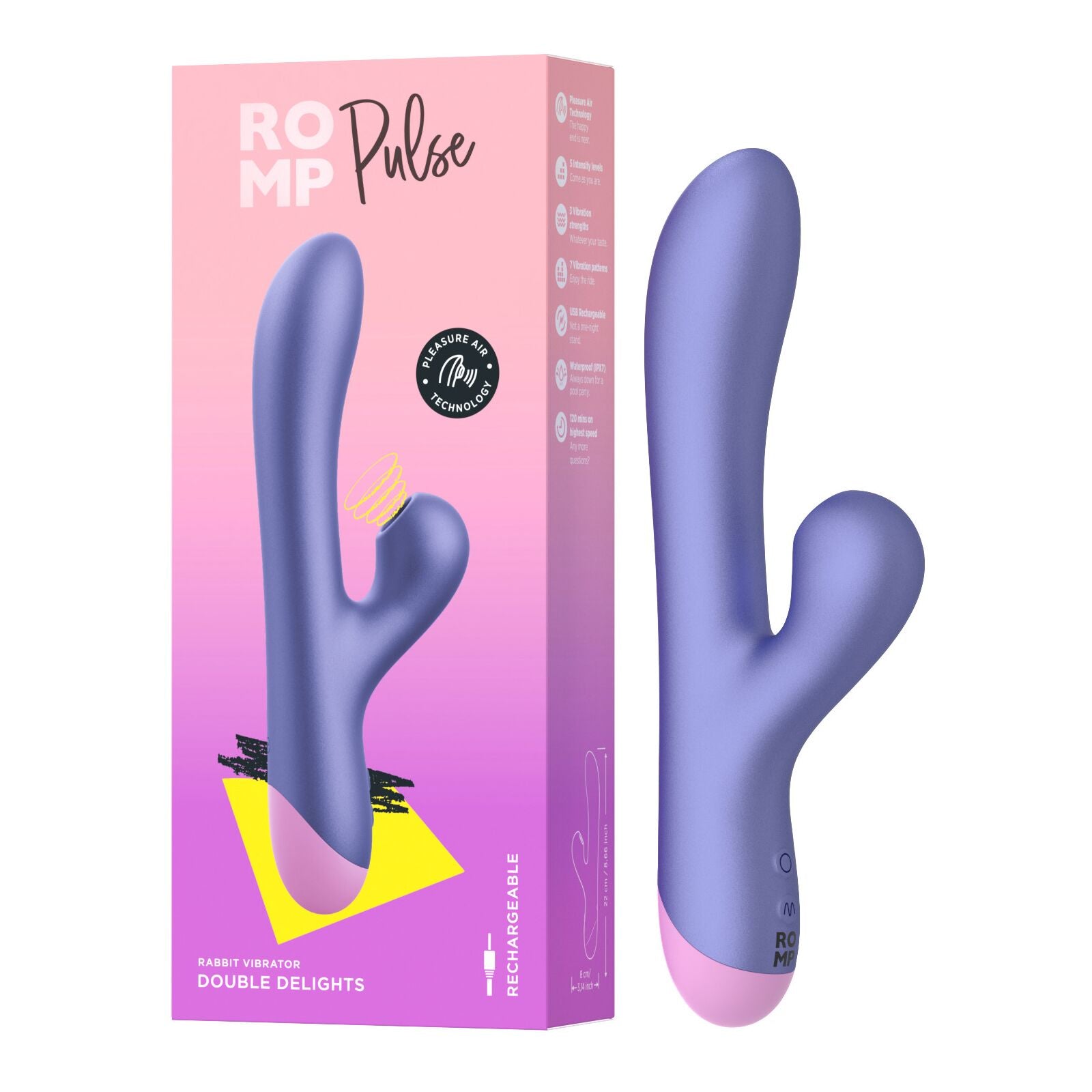 Вакуумный вибратор-кролик Romp Pulse - фото 15