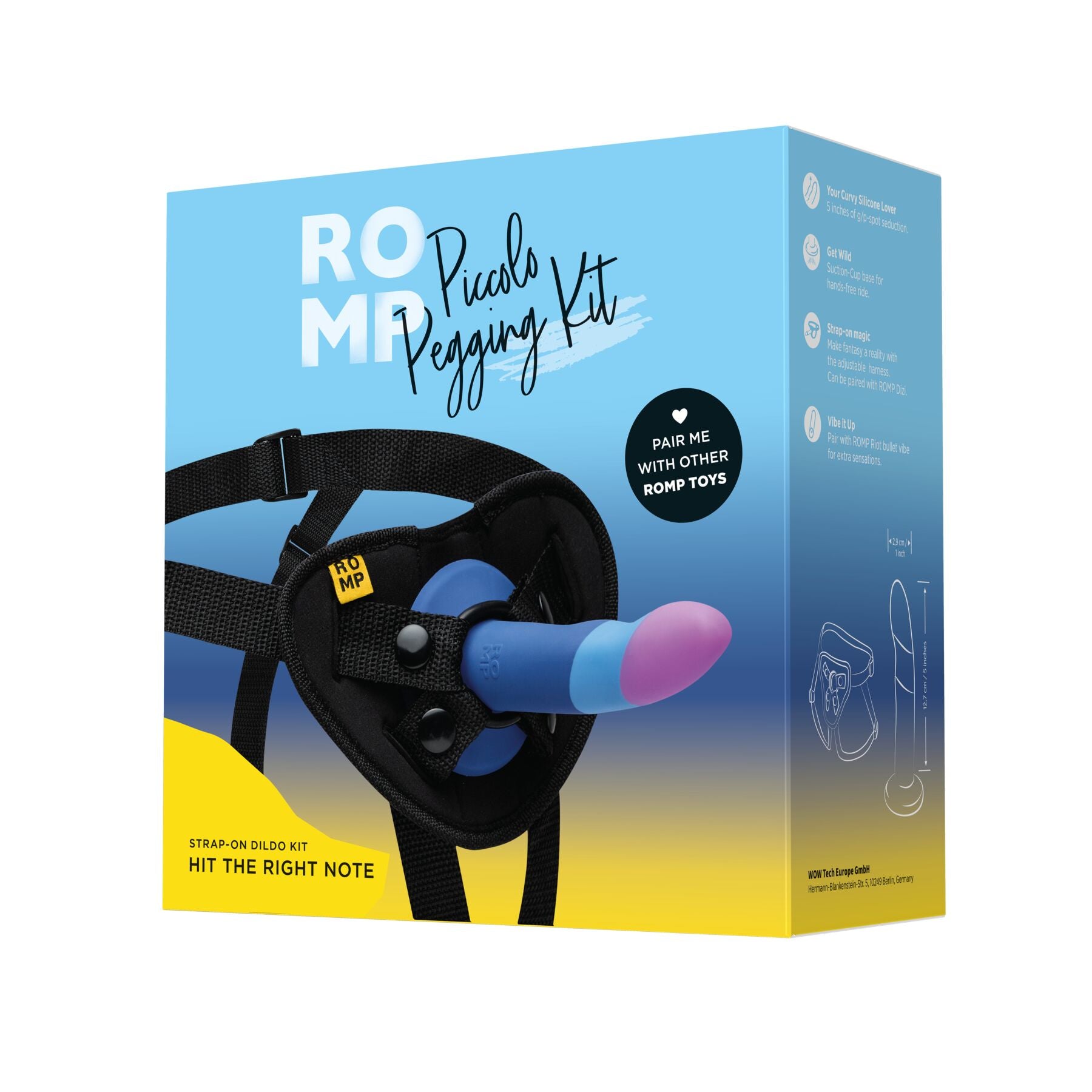 Страпон Romp Piccolo Pegging Kit - фото 6