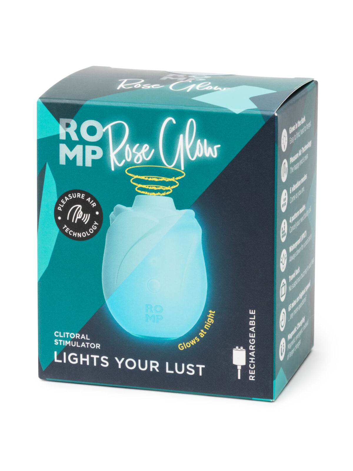 Вакуумный клиторальный стимулятор Romp Rose Glow - превью 11